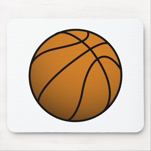 Cool Basketball and Custom Sports B Ball Mouse Pads