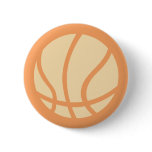 Cool Basketball Icon Logo Pinback Buttons