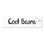 Cool Beans bumper stickers