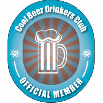Cool Beer Drinkers Club Photo Cutout