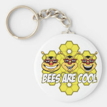 Cool Bees Keychain