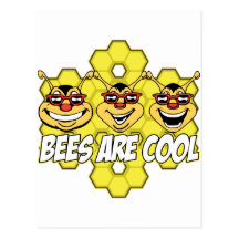 Cool Bees Post Card