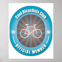 Cool Bicyclists Club Posters