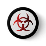 Cool Bioharzard Symbol Pinback Button