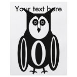 Cool black and white owl