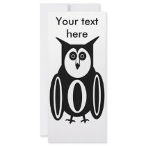Cool black and white owl
