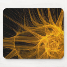 Cool black and yellow mouse pad