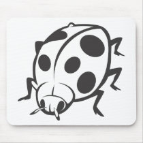Cool Black Ladybug Tattoo Logo