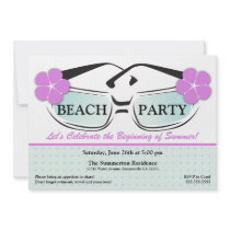 Cool Blue and Purple Summer Sunglasses Invitation