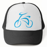 Cool Blue Bicycle Biking Logo