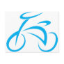 Cool Blue Bicycle Biking Logo