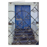 Cool Blue Door Card