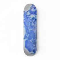 Cool Blue Harley Davidson Skate Deck