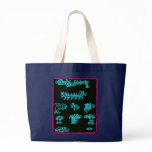Cool Blue Mayan Design Bag