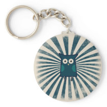 Cool Blue Owl Key Chains