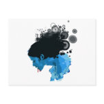 Cool blue Vampire Post Card