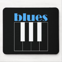 Cool blues piano mousepads