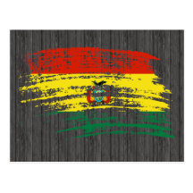 Cool Bolivian flag design Post Cards