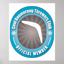 Cool Boomerang Throwers Club Print