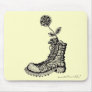 Cool boot with flower mousepad design