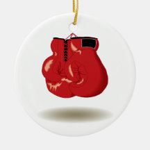 Cool Boxing Emblem Christmas Ornament