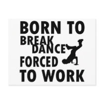 Cool Breakdance Designs Post Cards