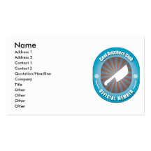 Cool Butchers Club Business Card