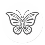 Cool Butterfly Tattoo stickers