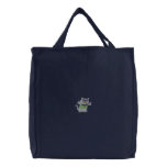 Cool Cat Embroidered Bag