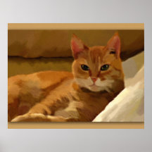 "Cool Cat" Print
