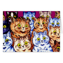 Cool Cats by Louis Wain Card