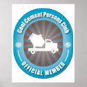 Cool Cement Persons Club posters