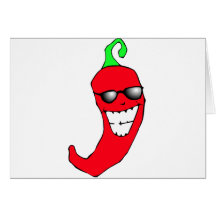 Cool Chilli Pepper Card