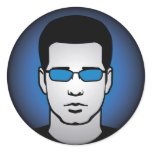 Cool Chris Head Sticker