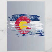 Cool Coloradan flag design Personalized Flyer