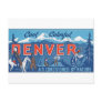 Cool Colourful Denver Post Card