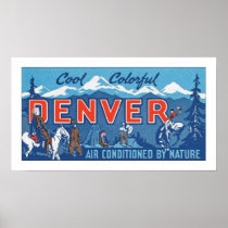 Cool Colourful Denver Posters