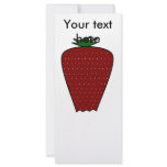 Cool country strawberry with seeds rack cards