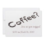 Cool Customisable Coffee Invitations