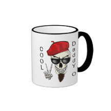 Cool Daddy - O Beatnik Skull Coffee Mugs