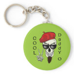 Cool Daddy - O Beatnik Skull keychains