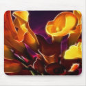 Cool Dark Purple Calla Lilies mousepads
