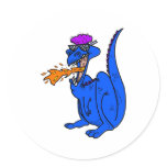 Cool Dude Flaming Dragon stickers