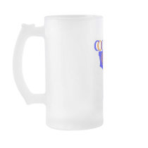 COOL DUDE FROSTED GLASS MUG