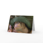 Cool Dude in Army Hat cards