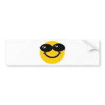 Cool dude smiley bumper stickers