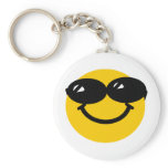 Cool dude smiley keychains
