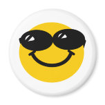 Cool dude smiley magnet
