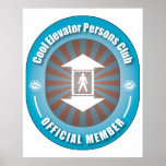 Cool Elevator Persons Club posters
