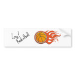 Cool Fire Basketball bumper sticker